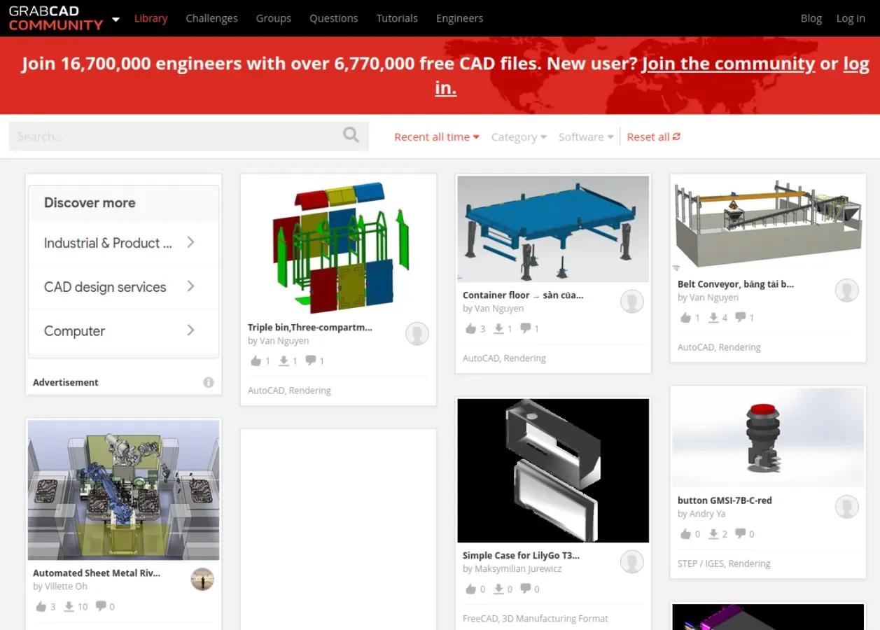 Free CAD Designs 预览图